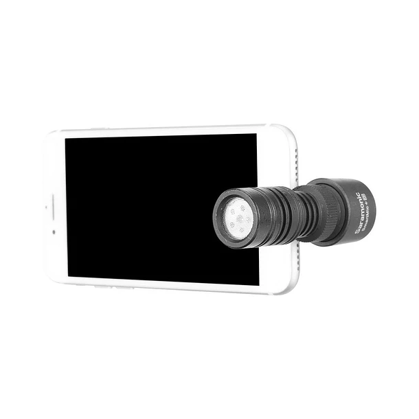 Saramonic SmartMic + Di Micrófono direccional compacto con conector Lightning para dispositivos móviles iOS 5