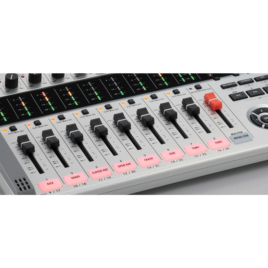 Zoom R24 Grabadora de Audio Portátil, Multipista, Interfaz, Controladora y Sampler 9