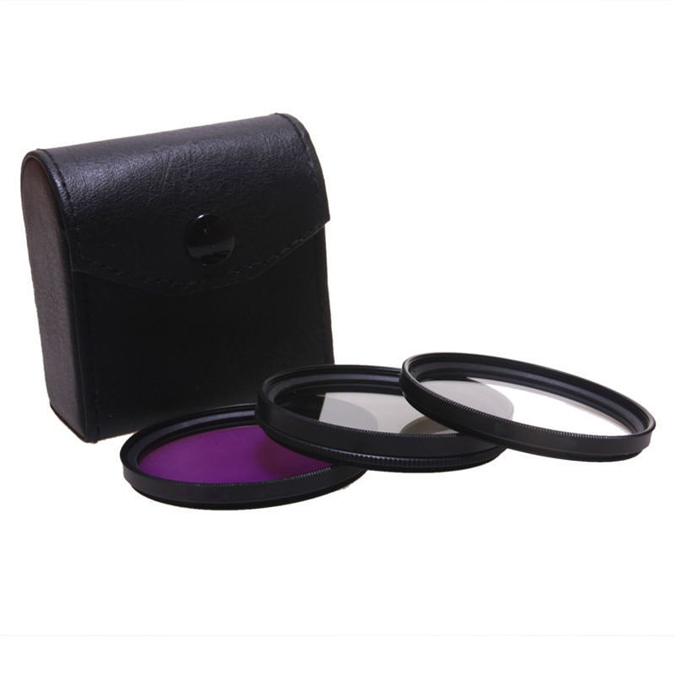 Fancier Set de 3 Filtros 67mm UV + POLAR + FLD 1