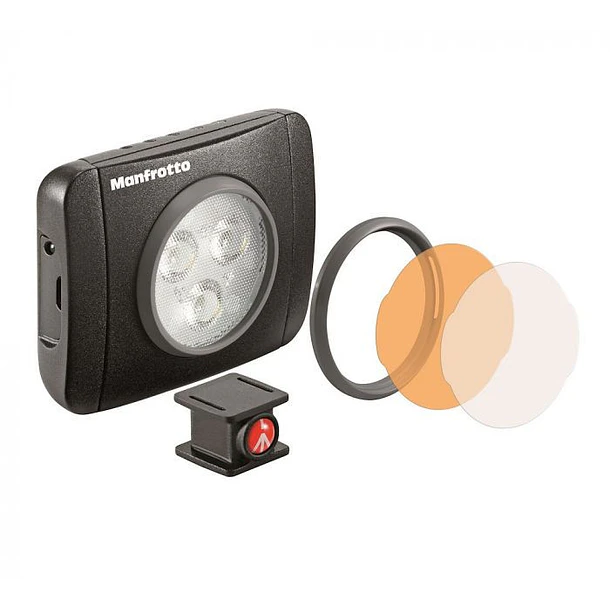 Manfrotto MLUMIEPL-BK Luz LED LUMIMUSE serie 3 y accesorios 1
