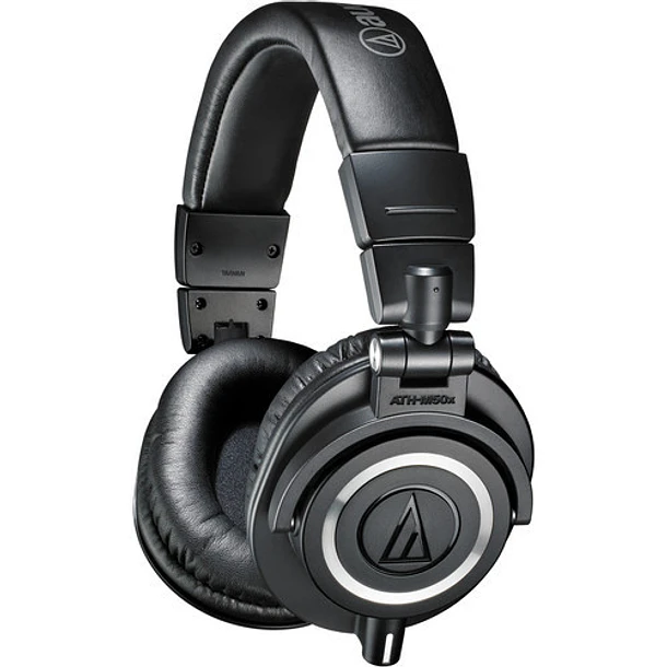 Audio-technica ATH-M50x Audífonos Auriculares Profesionales para monitoreo de audio 1