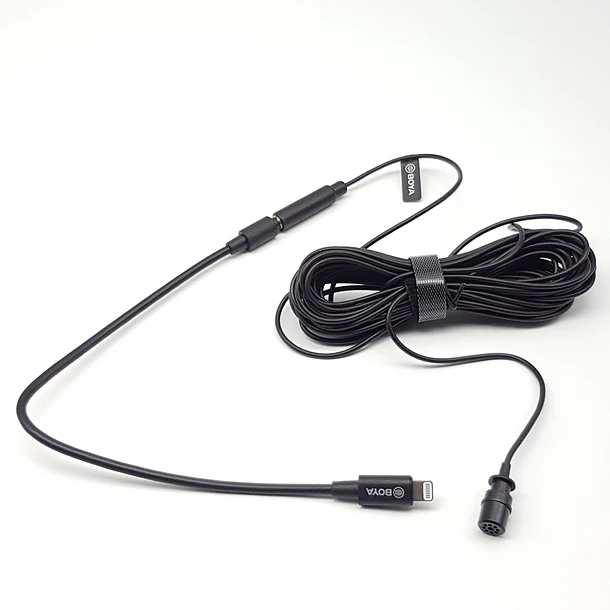 Boya BY-M2 Micrófono Lavalier (de solapa) Para Iphone Conector Lightning 18