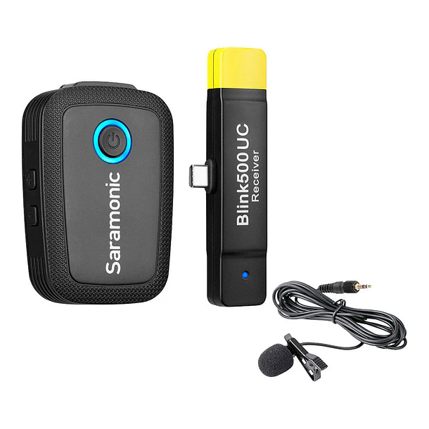 Saramonic Blink 500 B5 Sistema de micrófono inalámbrico digital Omni Lavalier para dispositivos USB tipo C (2.4 GHz) 1