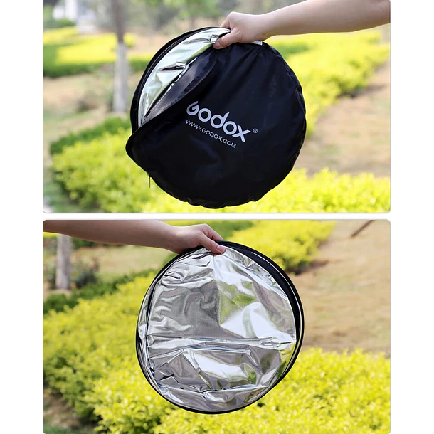 Godox Reflector 5 en 1 de 110 cm con Superficies Intercambiables 2