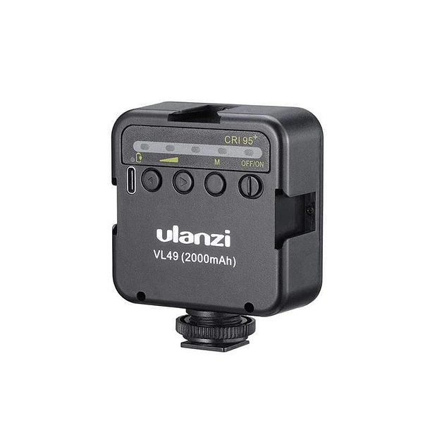 Ulanzi VL49 Mini Lámpara Led Con Batería Recargable y Soporte de Accesorios 4