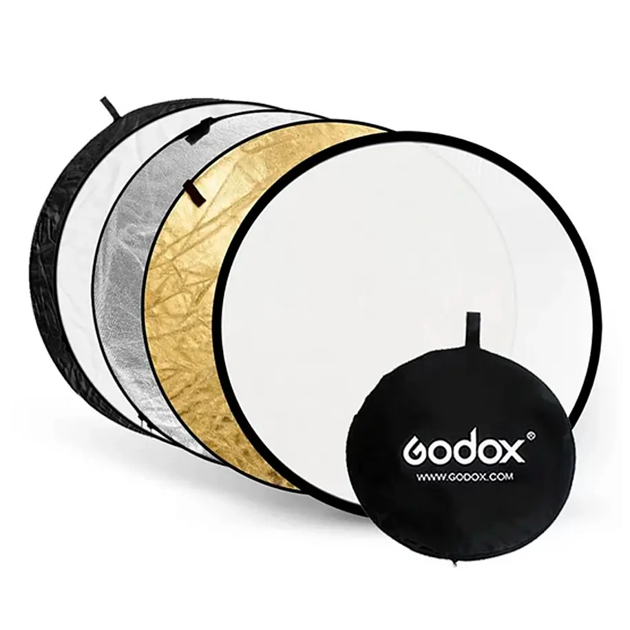 Godox Reflector 5 en 1 de 110 cm con Superficies Intercambiables 4