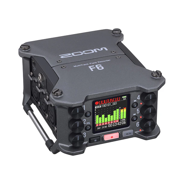 Zoom F6 Grabadora de Campo 6 Entradas XLR  32Bit 22