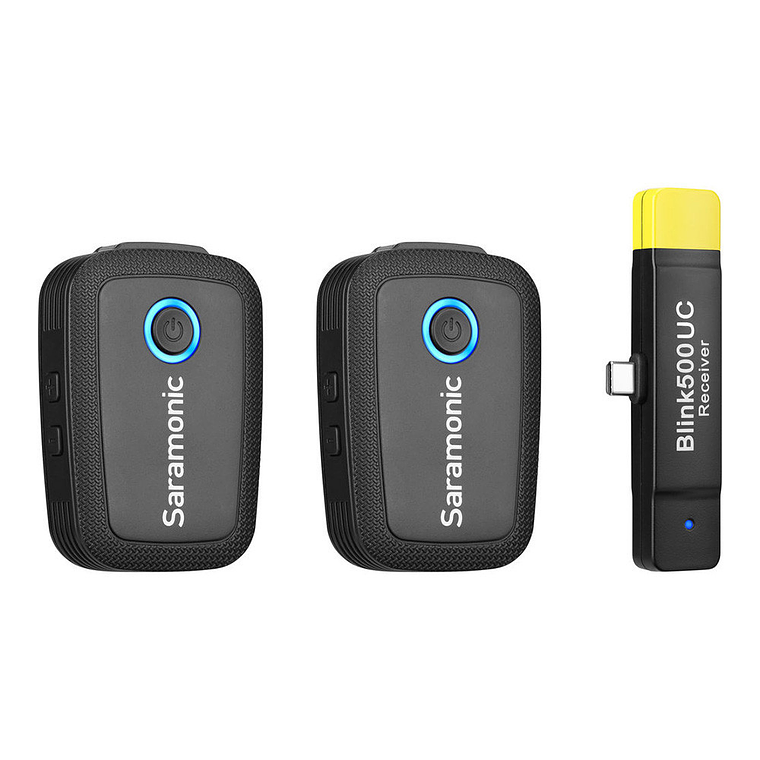 Saramonic Blink 500 B6 Sistema de micrófono inalámbrico digital para 2 personas para dispositivos USB tipo C (2.4 GHz) 1