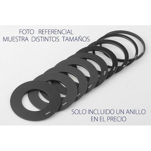 Fancier Anillo Adaptador para Soporte de Filtros Cuadrados 82mm 3