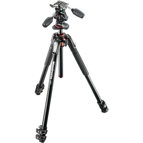 Manfrotto MK190XPRO3-3W Trípode para Fotografía con Cabezal de 3 Ejes 1