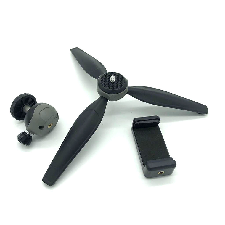 Fancier IT-01 Mini Trípode Para Cámaras y Teléfonos con Cabezal de Bola y Soporte para Teléfono 2