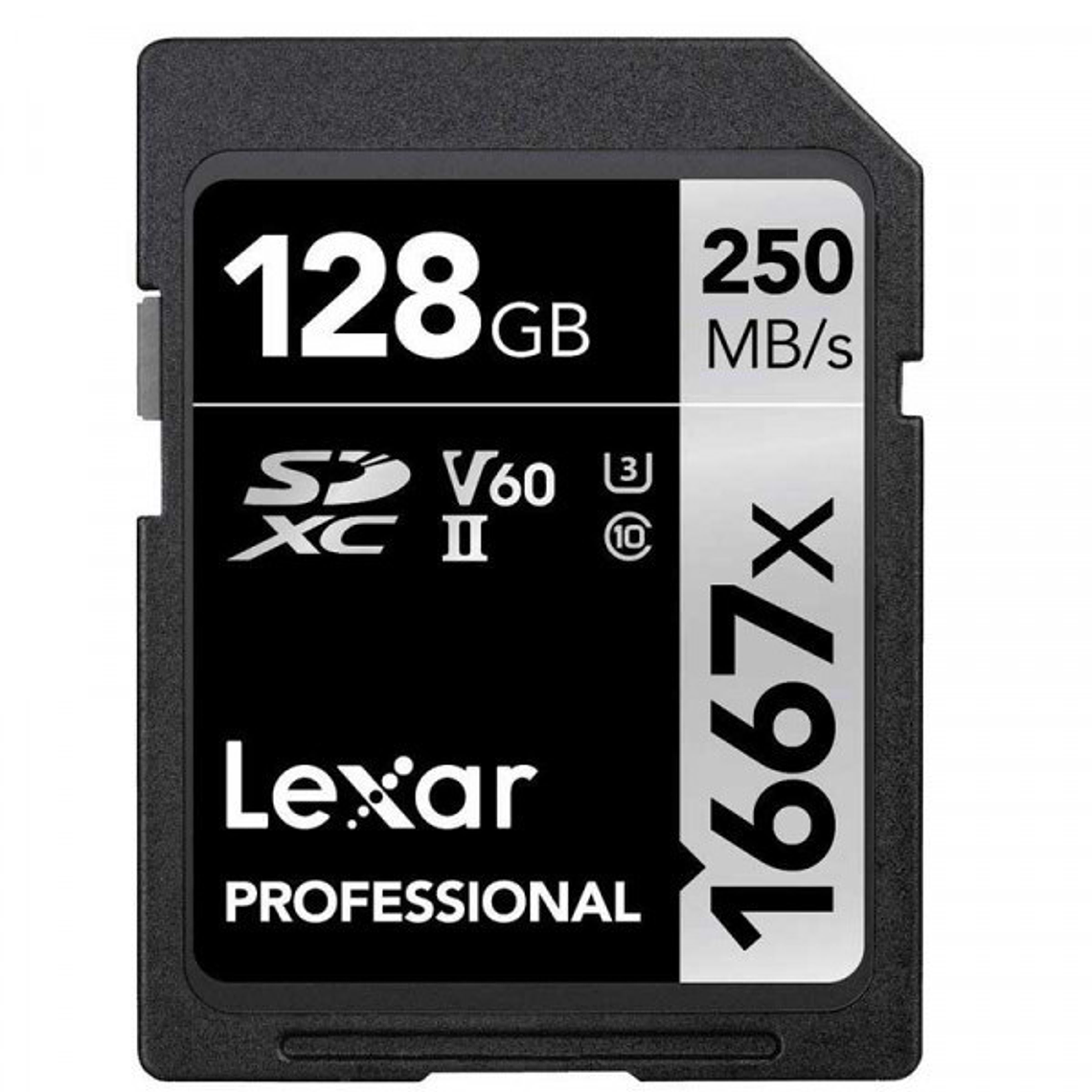 Lexar SDXC 128gb 1667x 250MB/S Lectura y 120MB/s Escritura 1