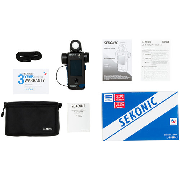 Sekonic L-858D Speedmaster Fotómetro - Producto a pedido 45 días 8