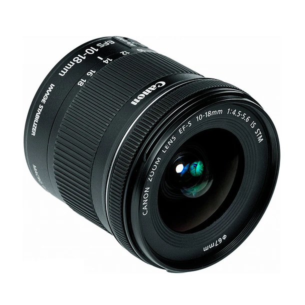 Canon EFS 10-18 mm F/4.5-5.6 IS STM Lente Gran Angular Canon Para Cámaras con Sensor APS/C 4