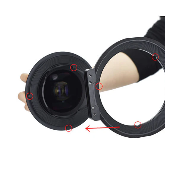 Yongnuo FH150 filter holder para lente 14mm Yongnuo, Adaptador de Filtro y parasol 6