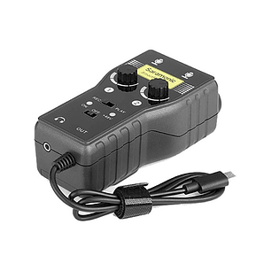Saramonic SmartRig+UC Interfaz de audio de dos canales para dispositivos USB tipo C