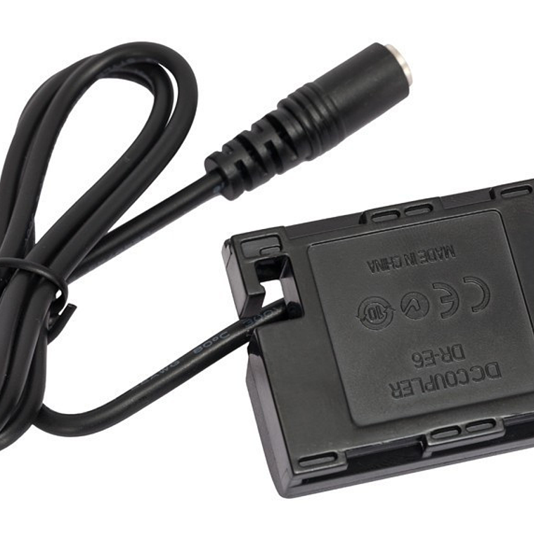 Fancier Adaptador 220V Para Cámaras Canon que usan Batería LP-E6* 3