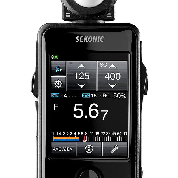 Sekonic L-478D Fotómetro con Pantalla Táctil 3