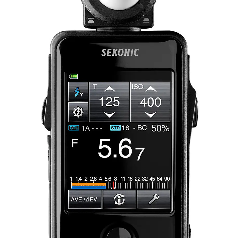 Sekonic L-478D Fotómetro con Pantalla Táctil 3