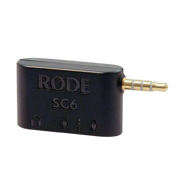 Rode SC6 Adaptador TRRS Para 2 micrófonos y 1 Audífono Para Smartphones 1