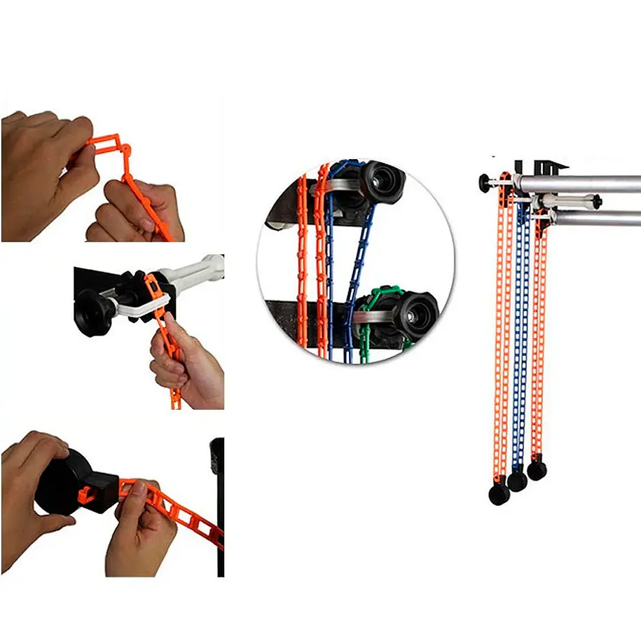Giraffa ES-B3 Soporte de fondos Expan de Muralla para 3 fondos 4