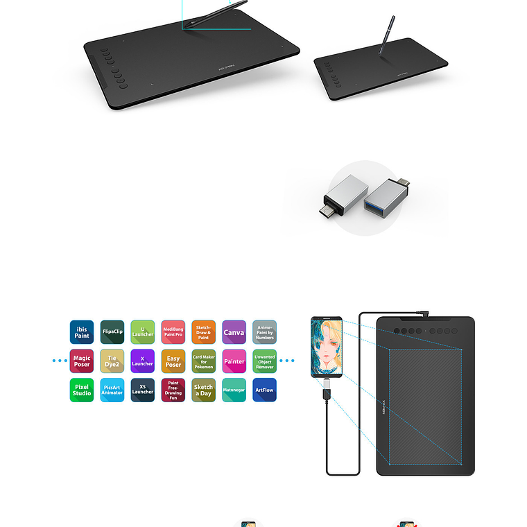 XP-PEN DECO 01 V2 Tableta Digitalizadora 3