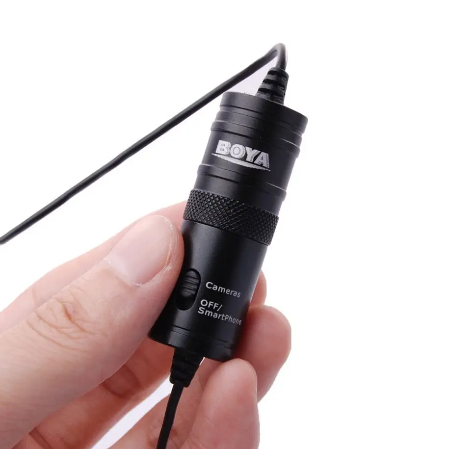 Boya BY-M1 Micrófono Lavalier (Solapa) Para Cámaras y Teléfonos con 6 Metros de Cable 2