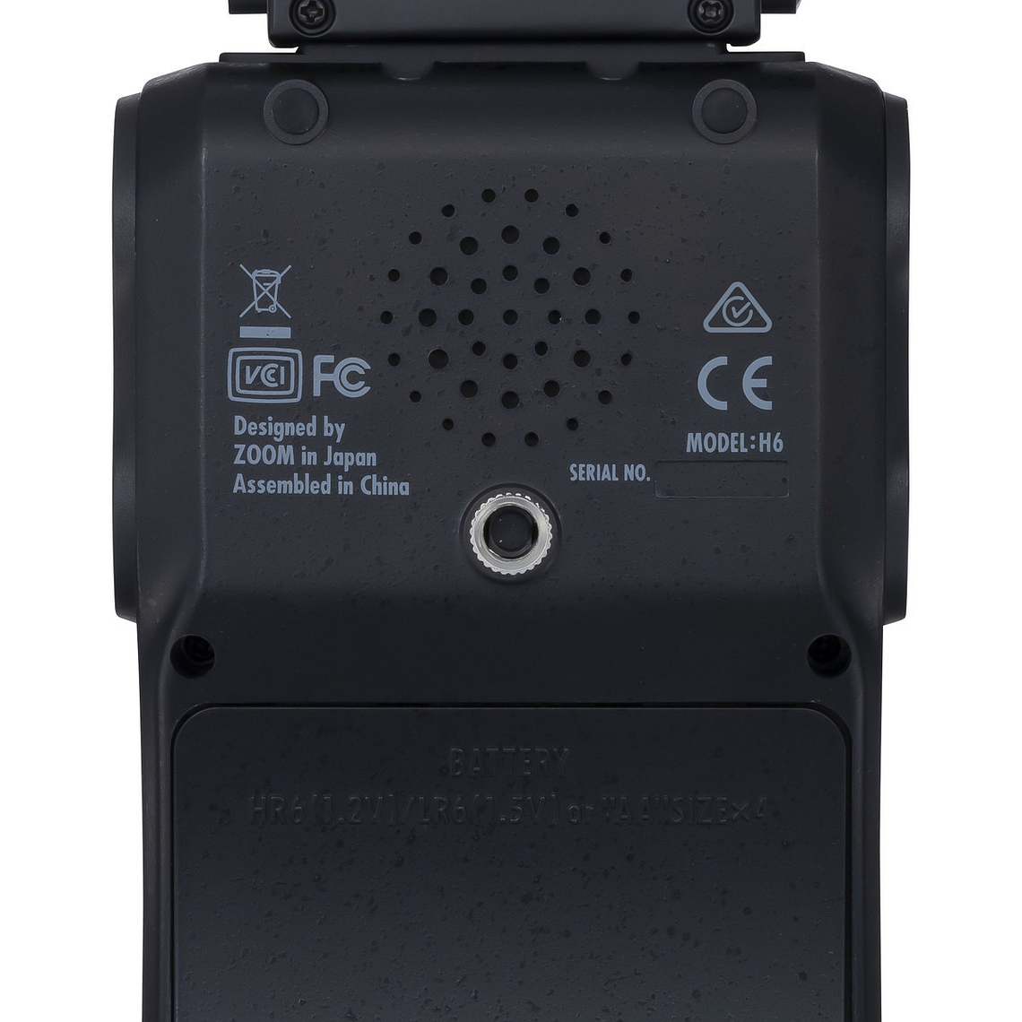 Zoom H6 ALL BLACK Grabadora de audio portátil de 6 pistas 5