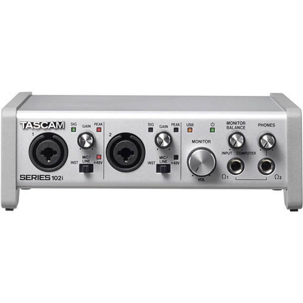 Tascam SERIES 102i Interfaz de Audio 2 Entradas XLR/TRS 1