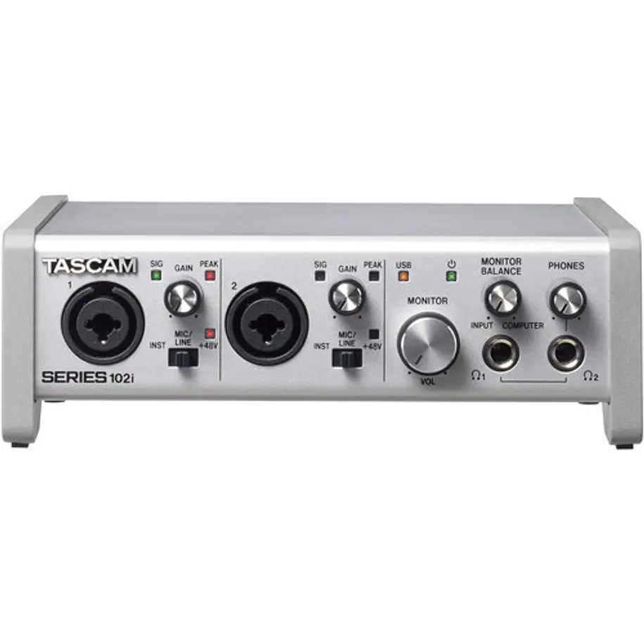 Tascam SERIES 102i Interfaz de Audio 2 Entradas XLR/TRS 1
