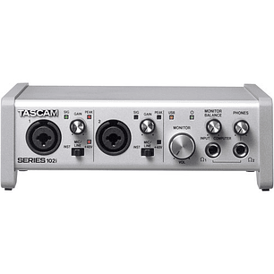 Tascam SERIES 102i Interfaz de Audio 2 Entradas XLR/TRS