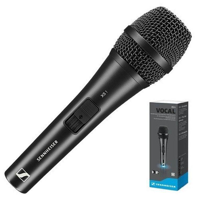 Sennheiser XS1 Micrófono de Mano Cardioide Dinámico  Ideal para Voces, Cantantes y Escenario 1