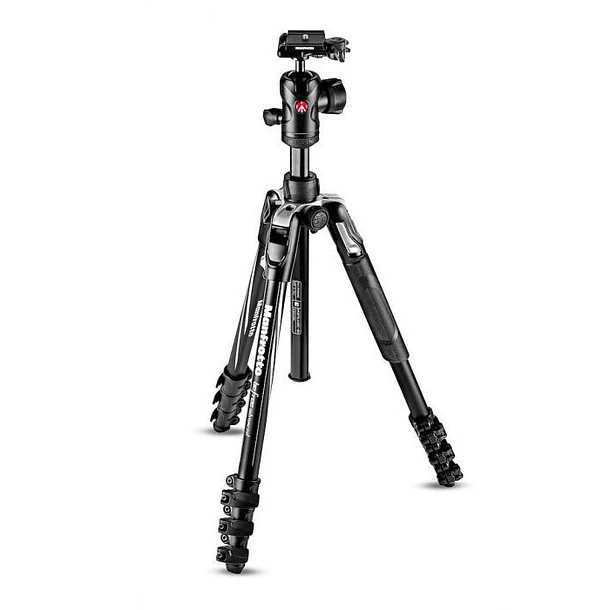 Manfrotto MKBFRLA4BK-BH Befree Advanced Trípode Negro con Cabezal MH494-BH - Lever Locks 1
