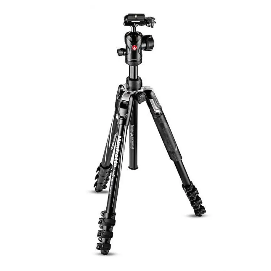 Manfrotto MKBFRLA4BK-BH Befree Advanced Trípode Negro con Cabezal MH494-BH - Lever Locks 1