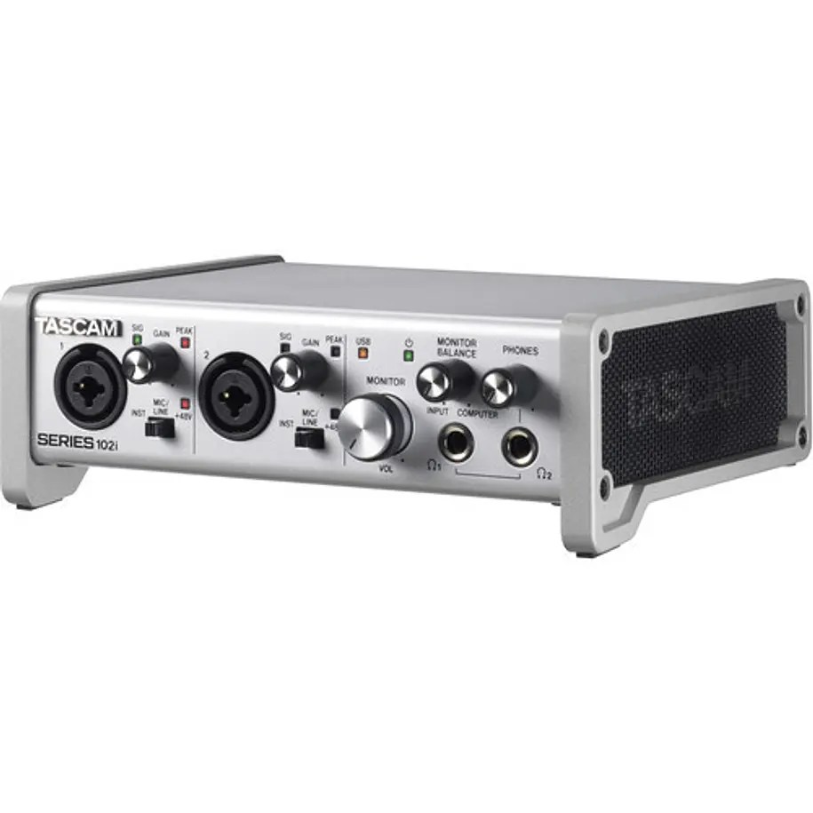 Tascam SERIES 102i Interfaz de Audio 2 Entradas XLR/TRS 4