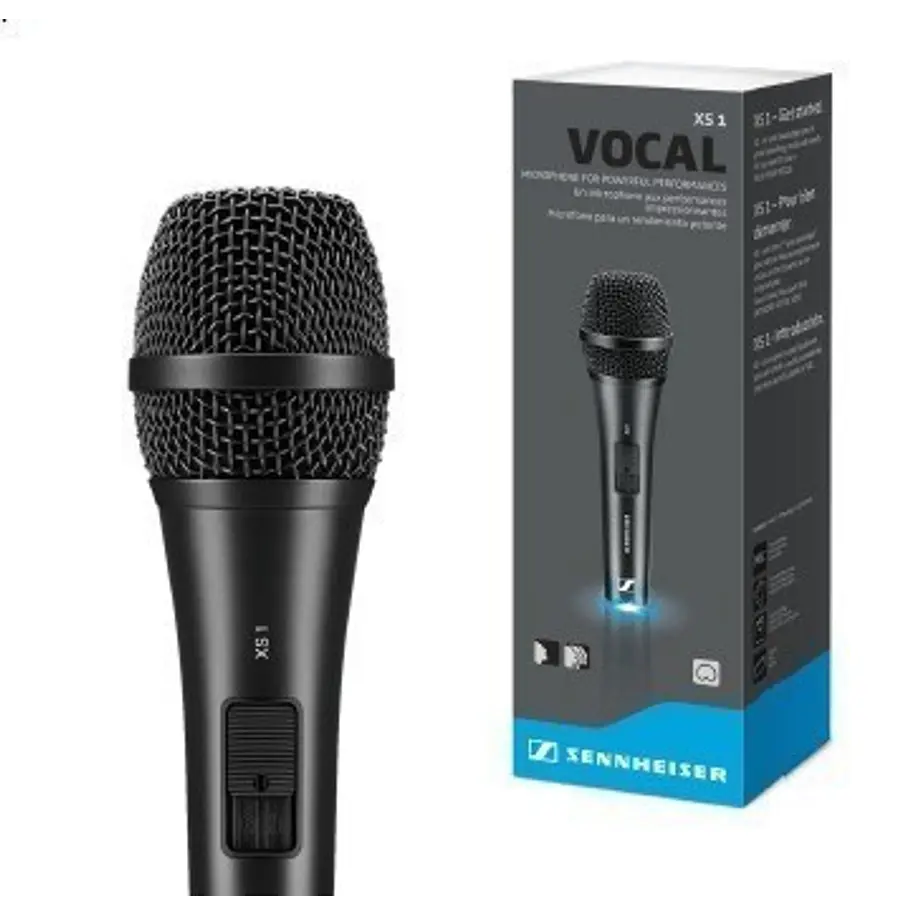 Sennheiser XS1 Micrófono de Mano Cardioide Dinámico  Ideal para Voces, Cantantes y Escenario 4