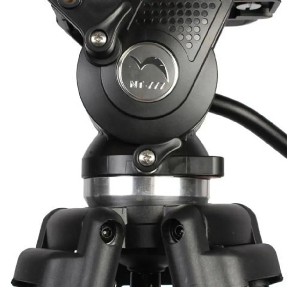 Nest NT-777 Trípode Video de Patas Dobles y Cabezal Fluido 1.9 Metros y Equilibrio de Cabezal 7
