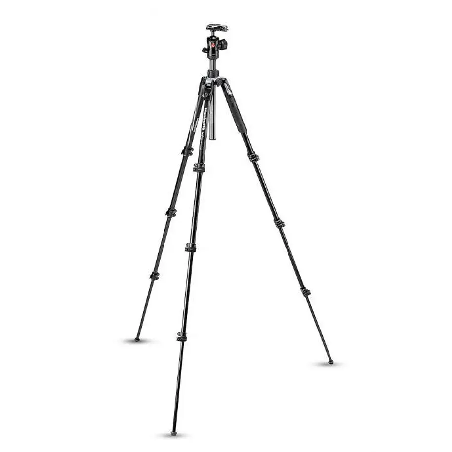 Manfrotto MKBFRLA4BK-BH Befree Advanced Trípode Negro con Cabezal MH494-BH - Lever Locks 7