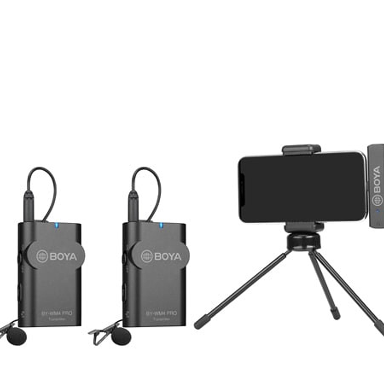 Boya BY-WM4 Pro-K4 Micrófono Inalámbrico Doble - Conector Lightning 5