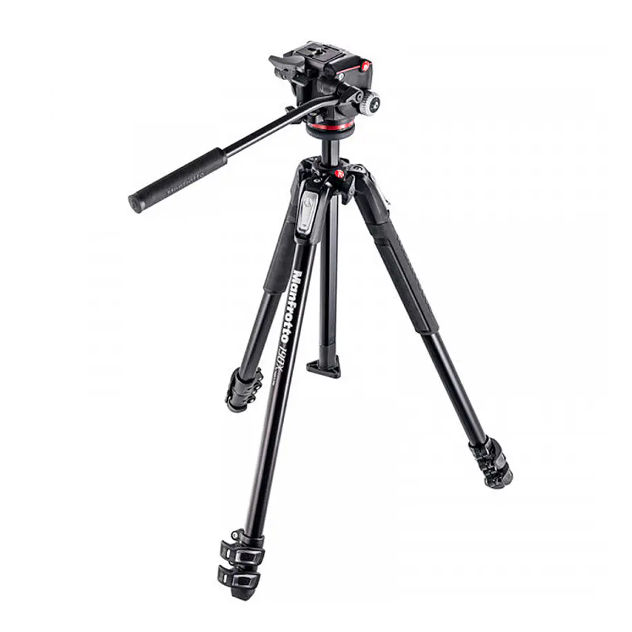 Manfrotto MK190X3-2W Trípode Manfrotto de Video Soporta Hasta 4 Kilos 1