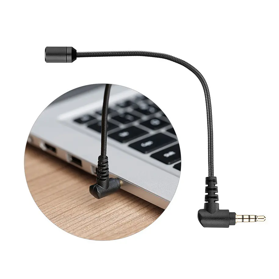 Boya BY-UM4 Mini Micrófono Tipo Cuello de Ganso TRRS Para Teléfonos 2