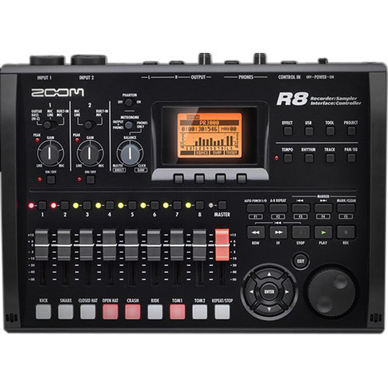 Zoom R8 Grabadora de Audio Portátil, Multipista, Interfaz, Controladora y Sampler 3