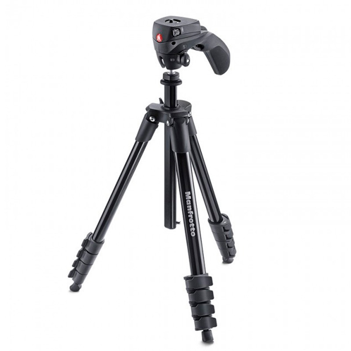 Manfrotto MKCOMPACTACN-BK Trípode Compact Action Negro Para Fotografía y Video - DISCONTINUADO 1