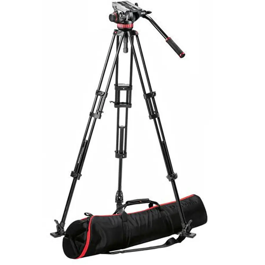 Manfrotto MVH502A (502HD) con 546GBK Tripode de Video 1