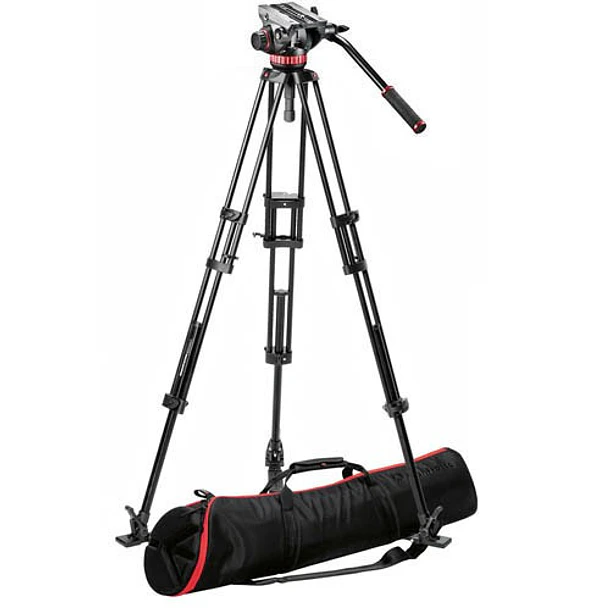 Manfrotto MVH502A (502HD) con 546GBK Tripode de Video 2