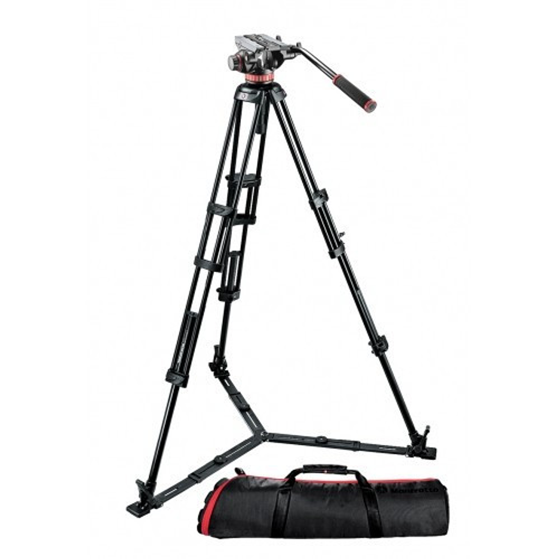 Manfrotto MVH502A (502HD) con 546GBK Tripode de Video 3