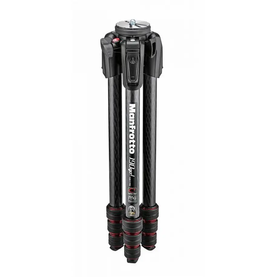 Manfrotto MT190GOC4 Trípode 190 Go! de Carbono (Sin Cabezal) - Twist Locks 4