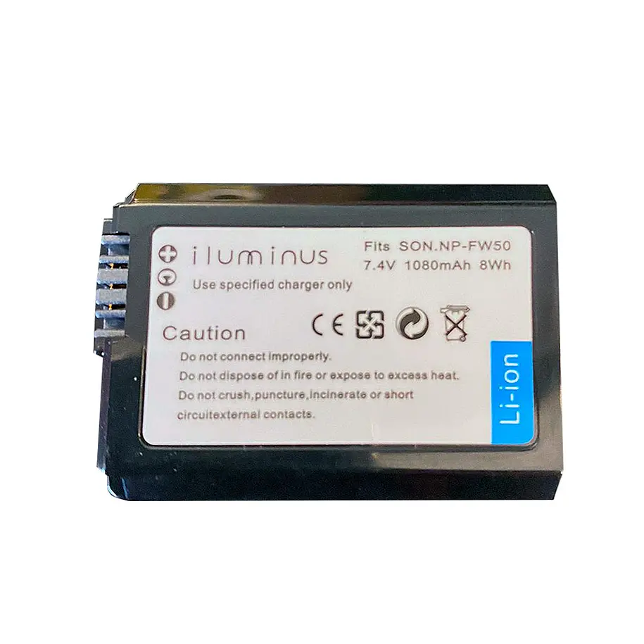 Iluminus NP-FW50 Batería para Sony NP-FW50 1