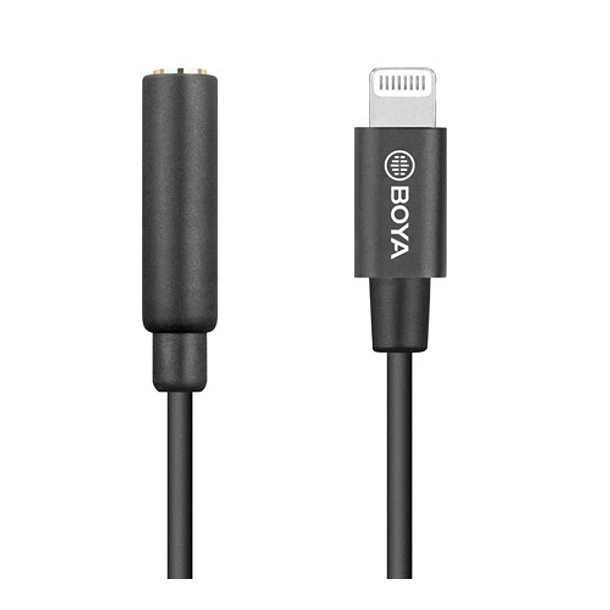 Boya BY-K3 Cable Macho Lightning - Hembra TRRS 1