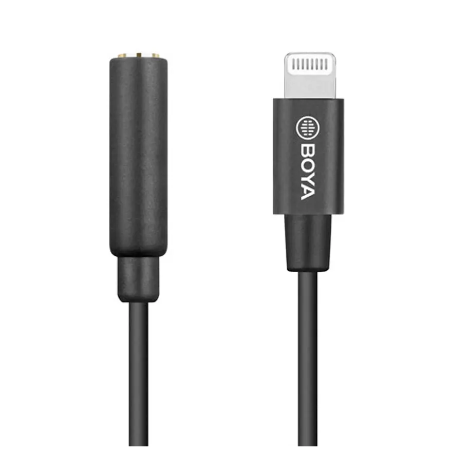 Boya BY-K3 Cable Macho Lightning - Hembra TRRS 1